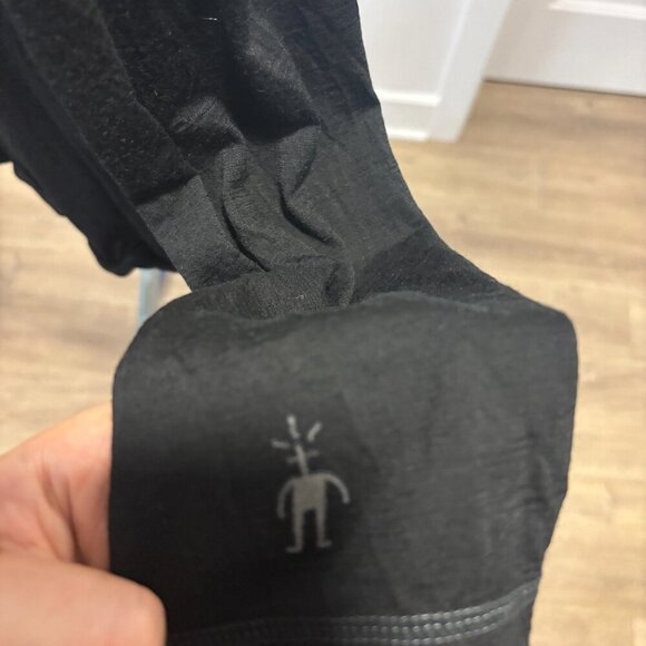 Smartwool Merino 150 Long Sleeve 1/4 Zip Base Layer – Black (Size M) - Picture 4 of 6